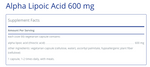 Alpha Lipoic Acid 600 mg 120 C