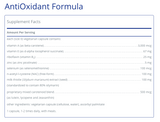 AntiOxidant Formula 120 C