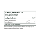 Betaine HCL-Pepsin 225 CT