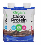 Clean Protein Grass Fed Protein Shake Creamy Chocolate Fudge  4 Pack