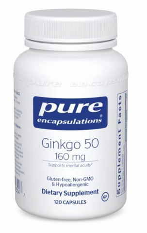 Ginkgo 50 160 Mg 120's