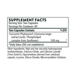 Meriva-SF (Sustained Release) (Curcumin-sunflower phospholipids) 120 CT