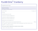 PureBi-Ome Cranberry 60 C