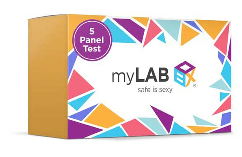 myLAB Box at Home STD Test For Men (Chlamydia-HIV-Gonorrhea)